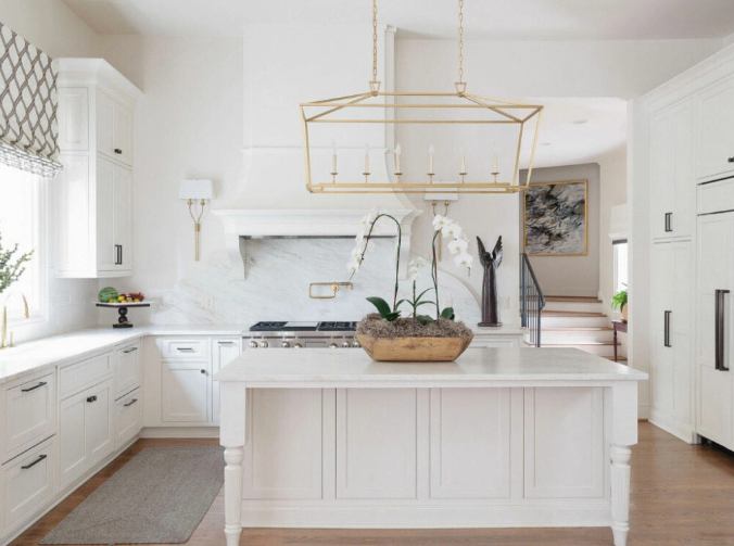 Contemporary Peripheral False Ceiling Design with Cove and Spot Lighting